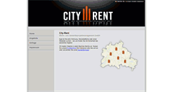 Desktop Screenshot of city-rent.de